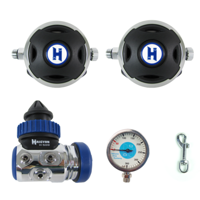 Комплект регуляторов Halcyon H-50D Halo/Halo single cylinder regulator package